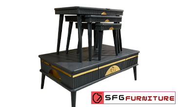 میز عسلی مدرن همراه میز بزرگ