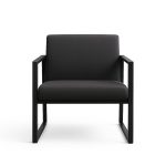 صندلی و مبلمان اداری با پایه فلزی ثابت – طراحی رسمی، مقاوم و مناسب فضاهای سازمانی