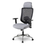 صندلی مدیریتی ارگونومیک توری با پشت‌گردنی – چرخ‌دار، مکانیزم بالابر و پشتی طبی