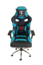 خرید صندلی گیمینگ ارگونومیک دو رنگ با بالشتک طبی