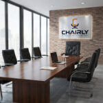 صندلی کنفرانسی چرمی پایه ثابت مدل c4057